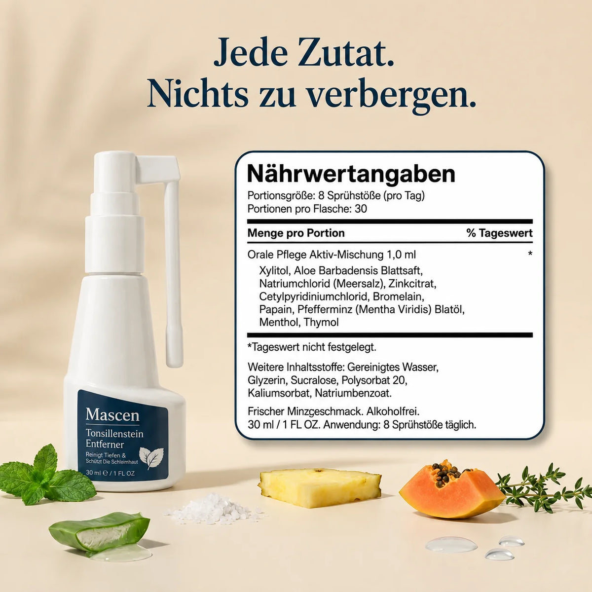 Mandelpflege-Spray – Gezielt gegen die versteckten Bakterien