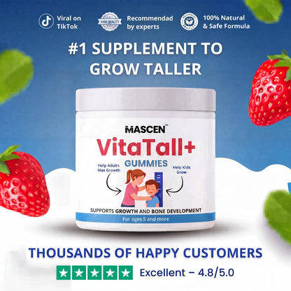 MASCEN VitaTall+™ 6-in-1 Growth Gummies