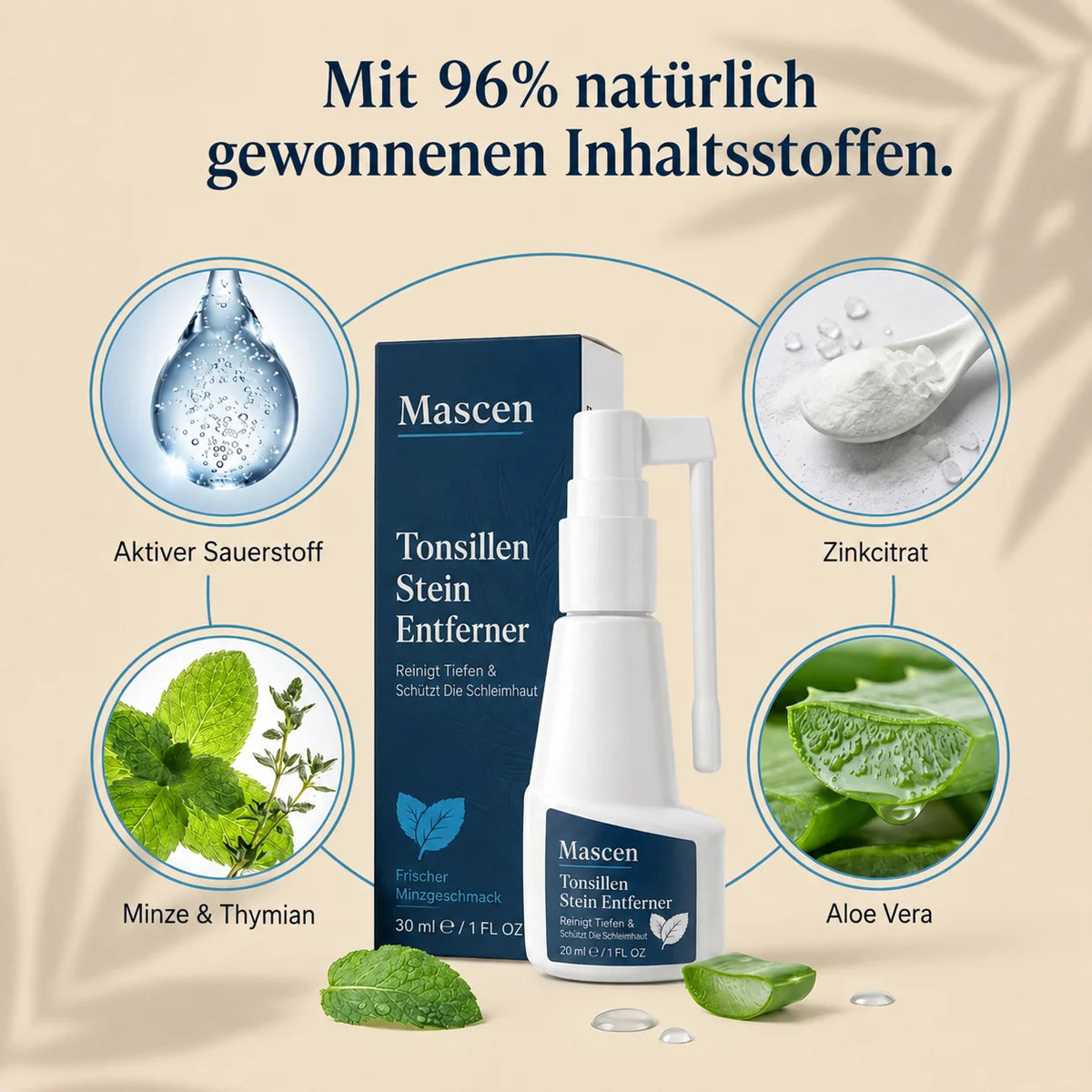 Mandelpflege-Spray – Gezielt gegen die versteckten Bakterien