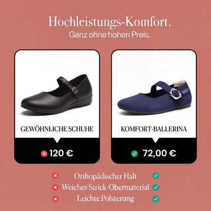 Mascen Barfuß-Komfort-Ballerinas