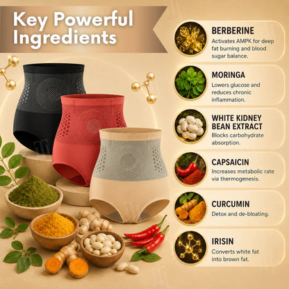 Moringa & Berberine 4-In-1 Micro-Particle Sculpting Shorts