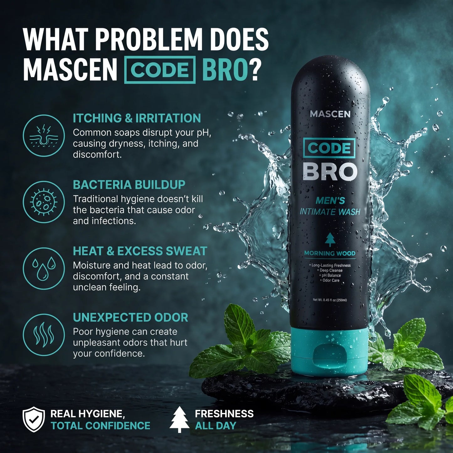 Men's Intimate Gel (Anti-Odor & Itch)